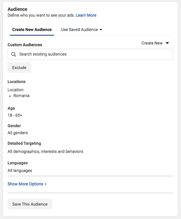 facebook adset